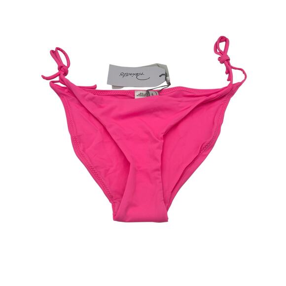 Peixoto Other - Peixoto Tonie Tie Side Bikini Bottom Hot Pink String Swim Bottom Medium NWT